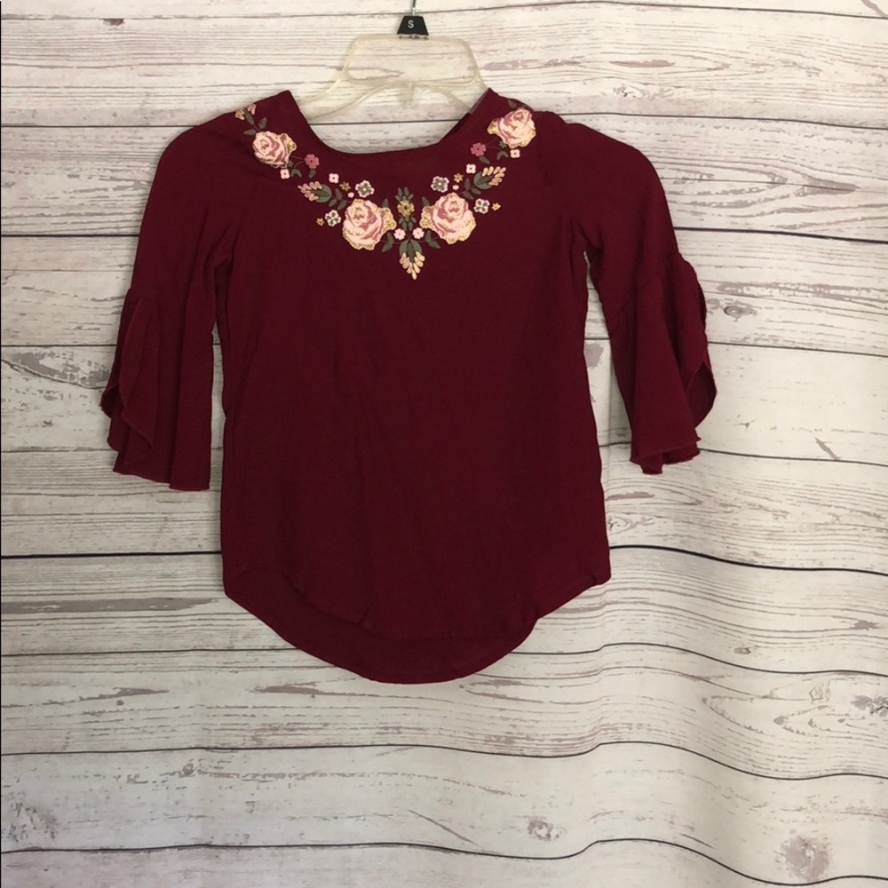 New with tags Hippie bell sleeved girls shirt